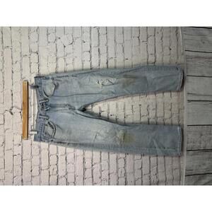 Levi's 505 Light Wash Distressed Men's Jeans 31x30